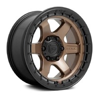 FUEL Off-Road D751 Block Matte Bronze W/ Black Ring Wheels (17x9 +1)