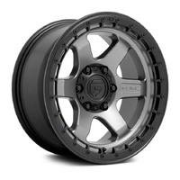 FUEL Off-Road D752 Block Matte Gunmetal W/ Black Ring Wheels (18x9 +1)