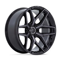 FUEL Off-Road Flux Gloss Black Brush Fc Gray Ddt Wheels (18x9 +1)