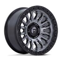 FUEL Off-Road FC857 Rincon Matte Gunmetal W/ M-Black Lip Wheels (17x9 +1)