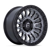 FUEL Off-Road FC857 Rincon Matte Gunmetal W/ M-Black Lip Wheels (20x9 +1)