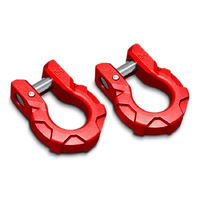 Hamer 4x4 Ultimate Shackles Pair - Red