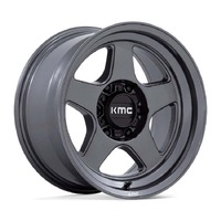 KMC KM728 Lobo Matte Anthracite Wheels (17x8.5 +18)