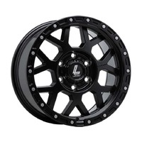 Lenso Polaris Satin Black Wheels (17x9 +30)