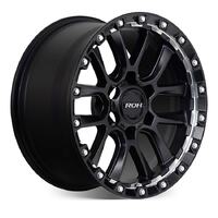 ROH Havoc Matt Black Machined Wheels (17x9 +25)