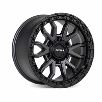 ROH Raid Matt Black Graphite Wheels (17x9 +25)