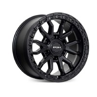 ROH Raid Matt Black Wheels (17x9 +25)