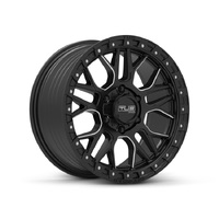 TUS Offroad Lightning Gloss Black w/ Machined Spokes Wheels (18x9 +25)