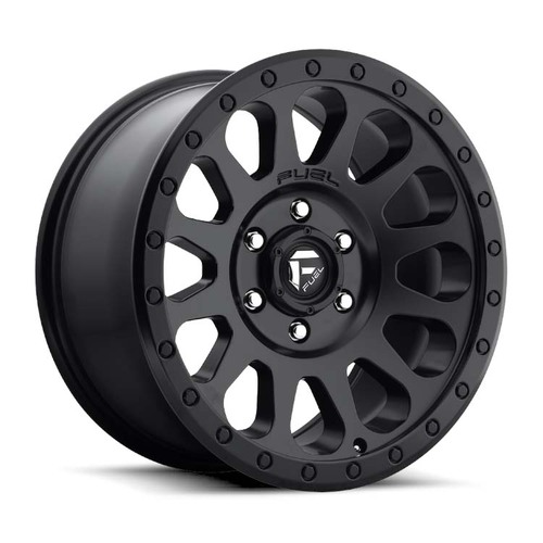 FUEL Off-Road D579 Vector Matte Black Wheels (17x8.5 +7)  [WHEEL KIT, QTY: 4]