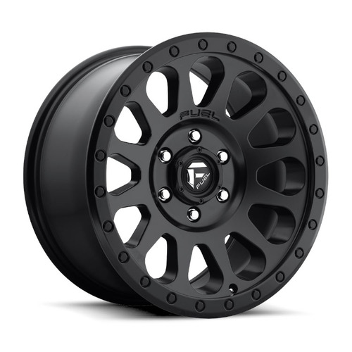 FUEL Off-Road D579 Vector Matte Black Wheels (18x9 +19)  [WHEEL KIT, QTY: 4]