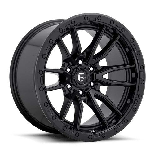 FUEL Off-Road D679 Rebel Matte Black Wheels (18x9 +1)  [WHEEL KIT, QTY: 4]