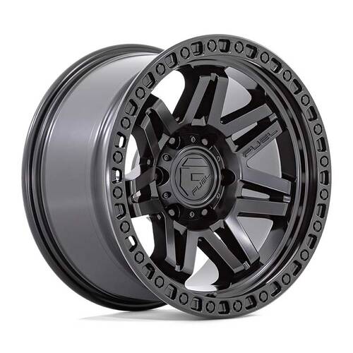 FUEL Off-Road D810 Syndicate Blackout Wheels (17x9 +1)  [WHEEL KIT, QTY: 4]