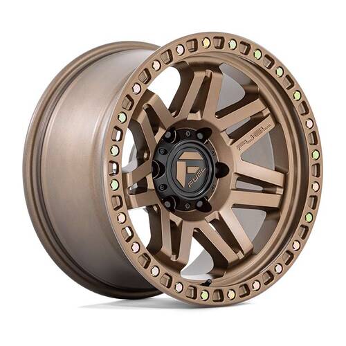 FUEL Off-Road D811 Syndicate Full Matte Bronze Wheels (17x9 +1)  [WHEEL KIT, QTY: 4]