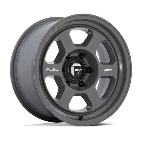 FUEL Off-Road Hype Battleship Gray Wheels (17x8.5 +10)  [WHEEL KIT, QTY: 4]