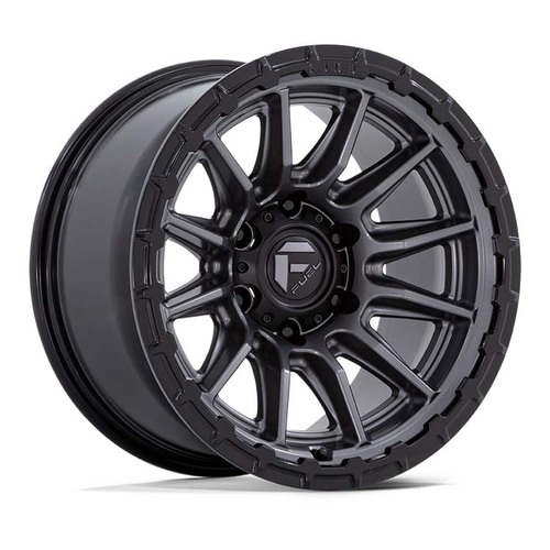 FUEL Off-Road Piston Gray Wheels (20x9 +1)  [WHEEL KIT, QTY: 4]