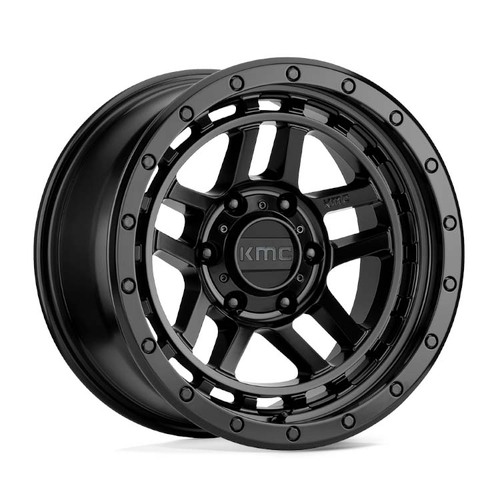 KMC KM540 Recon Satin Black Wheels (17x8.5 +18)  [WHEEL KIT, QTY: 4]