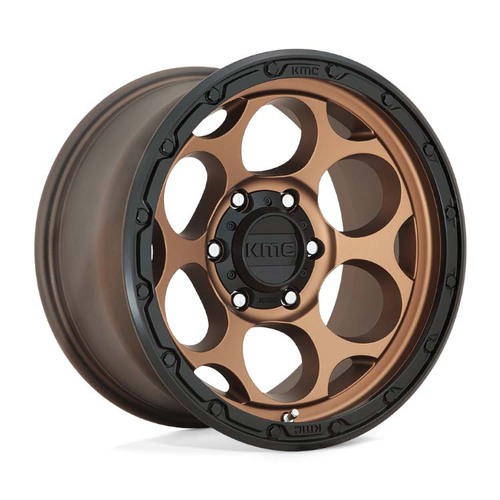 KMC Km541 Dirty Harry Matte Bronze W/ Black Lip Wheels (20x9 +0)  [WHEEL KIT, QTY: 4]