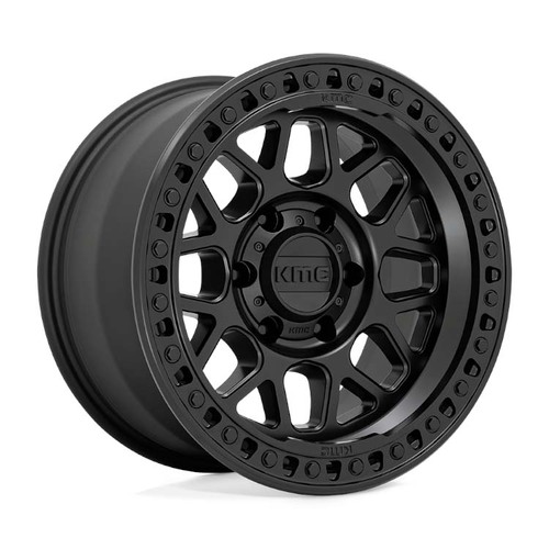 KMC Km549 Grs Satin Black Wheels (20x9 +0)  [WHEEL KIT, QTY: 4]