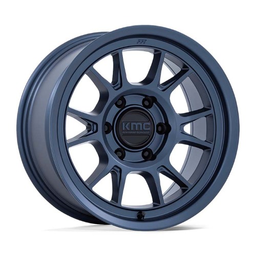 KMC Km729 Range Metallic Blue Wheels (17x8.5 +0)  [WHEEL KIT, QTY: 4]