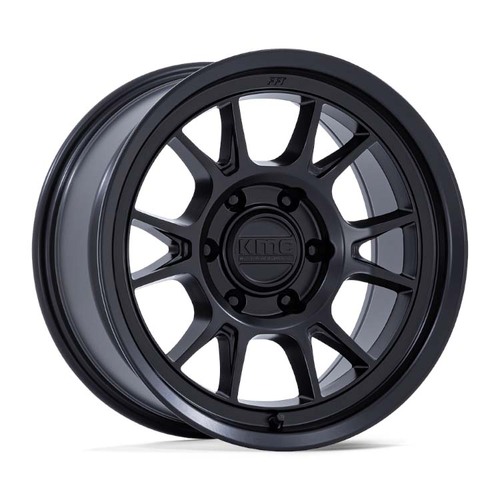 KMC Km729 Range Matte Black Wheels (17x8.5 +0)  [WHEEL KIT, QTY: 4]