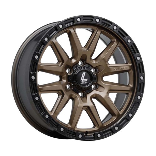 Lenso Marvel Dirty Bronze Wheels (17x9 +18) [Single Wheel]