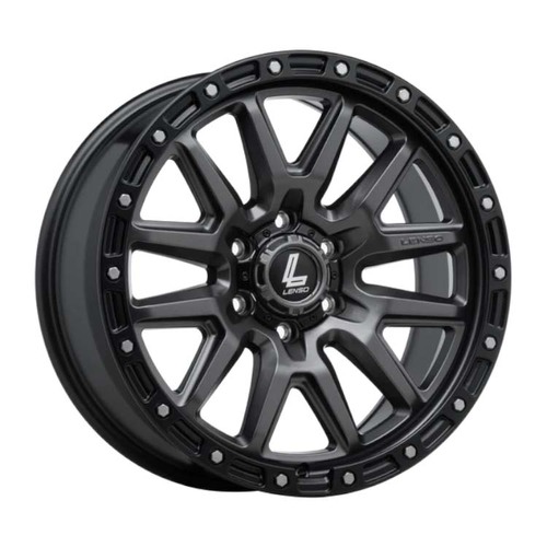 Lenso Marvel Graphite Grey Wheels (17x9 +30) [Single Wheel]