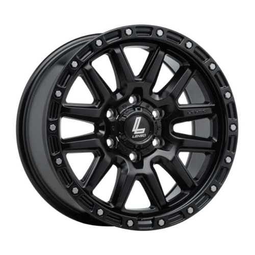 Lenso Marvel Satin Black Wheels (17x9 +30) [Single Wheel]