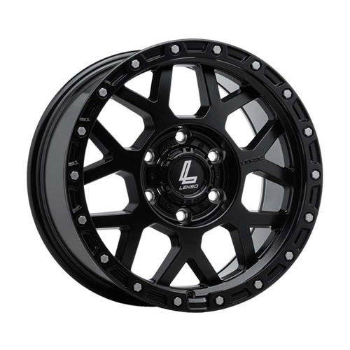 Lenso Polaris Satin Black Wheels (17x9 +18) [Single Wheel]