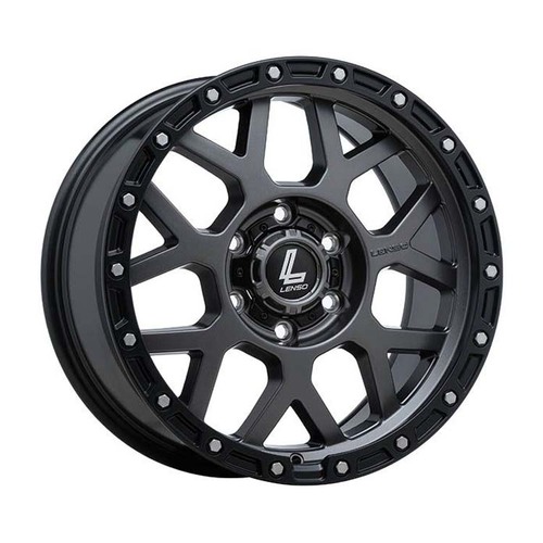 Lenso Polaris Graphite Grey Wheels (17x9 +30) [Single Wheel]