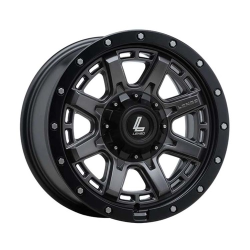 Lenso Tyrant Graphite Grey Wheels (17x9 +18) [Single Wheel]