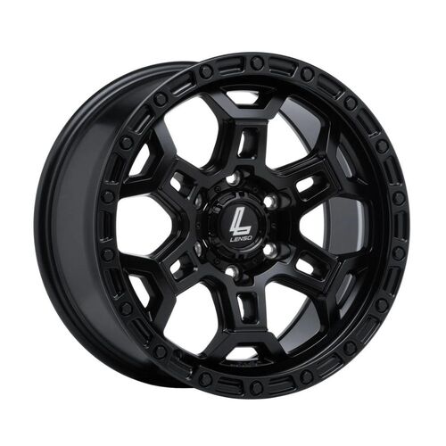 Lenso Argo Stain Black Wheels (17x9 +12) [Single Wheel]