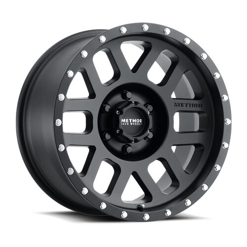 Method MR306 Mesh Matte Black Wheels (18x9 +18) [Single Wheel]