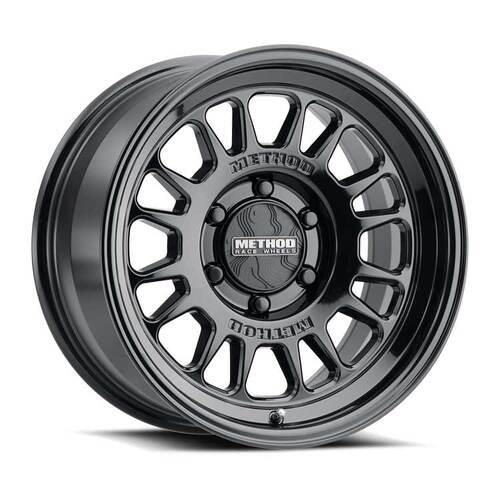 Method MR318 Gloss Black Wheels (17x8.5 +25) [Single Wheel]