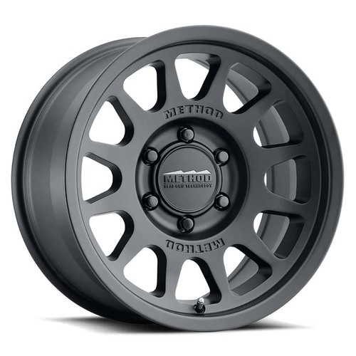 Method MR703 Bead Grip Matte Black Wheels (17x8.5 +35) [Single Wheel]