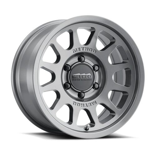 Method MR703 Bead Grip Gloss Titanium Wheels (17x8.5 +35) [Single Wheel]