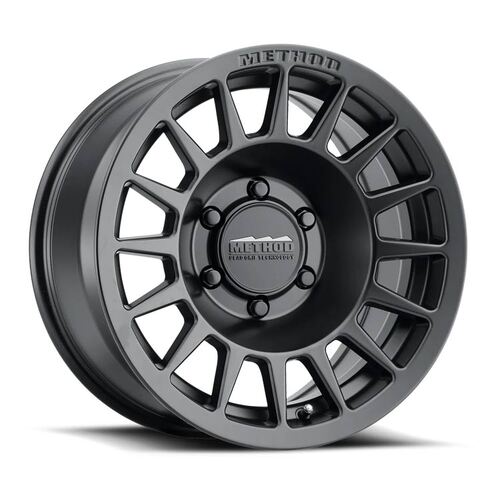 Method MR707 Bead Grip Matte Black Wheels (17x8.5 +25) [Single Wheel]