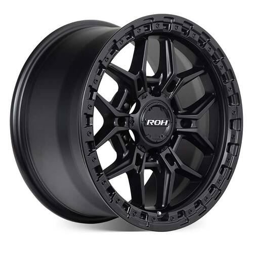 ROH Axe Matt Black Wheels (18x9 +25) [Single Wheel]