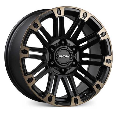 ROH Hostile Black Bronze Tint Wheels (17x9 +25) [Single Wheel]