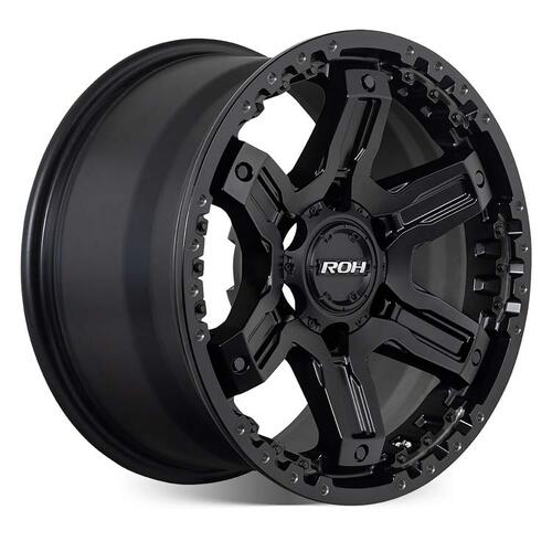 ROH Rock Matt Black Tint Mill Wheels (17x9 +25) [Single Wheel]