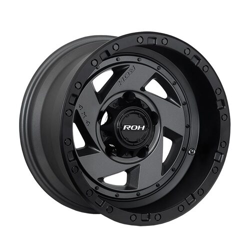 ROH Vulcan Matt Black Graphite Wheels (17x9 +35) [Single Wheel]