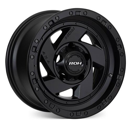 ROH Vulcan Matt Black Wheels (17x9 +35) [Single Wheel]