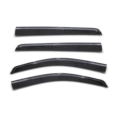 TerraTrex Weather Shield Window Visors - Smoked Black (Next Gen Ranger / Raptor)